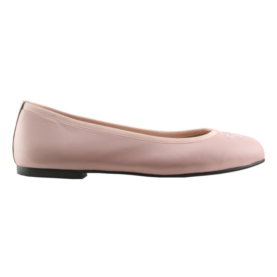 Flats French Sole | Kathy - Blush Leather