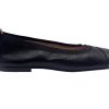 Flats French Sole | Dixie - Black Leather