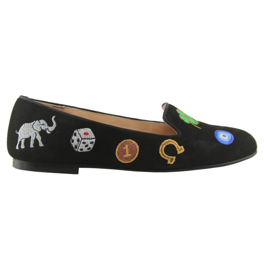 Nicky Hilton Collection French Sole | Lucky - Black Suede