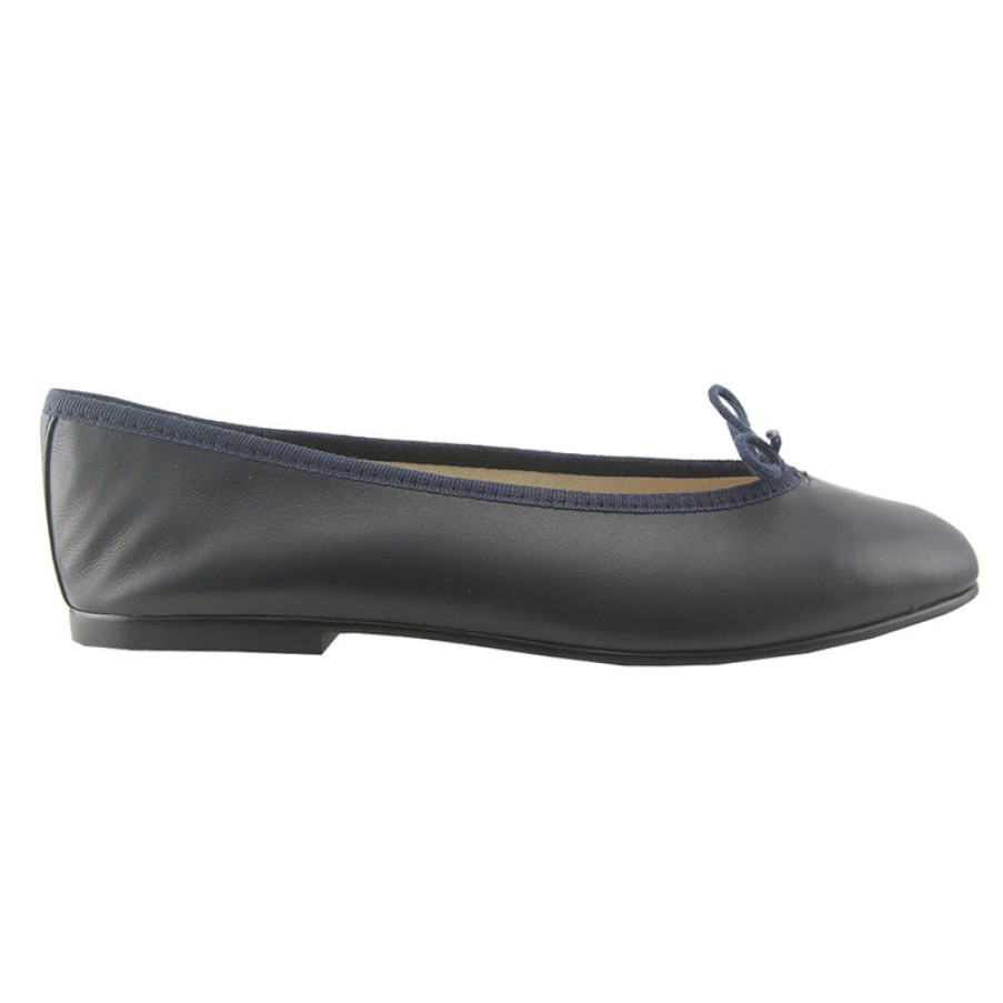 Entire Collection French Sole | Ingrid - Navy Leather