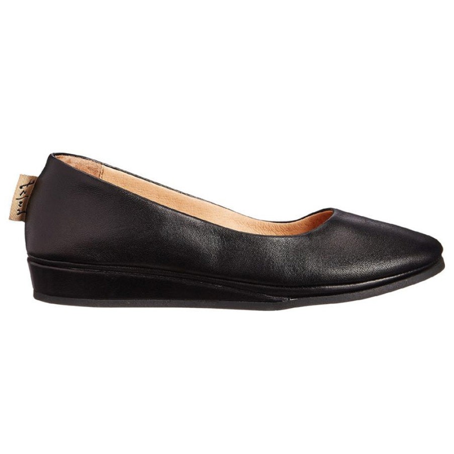 Wedges French Sole | Zeppa - Black Leather