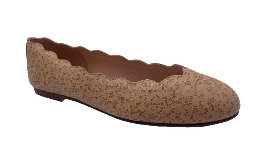 Entire Collection French Sole | Jigsaw - Camel Mosaic Suede