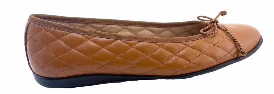 Flats French Sole | Passport Rubber Sole - Chestnut