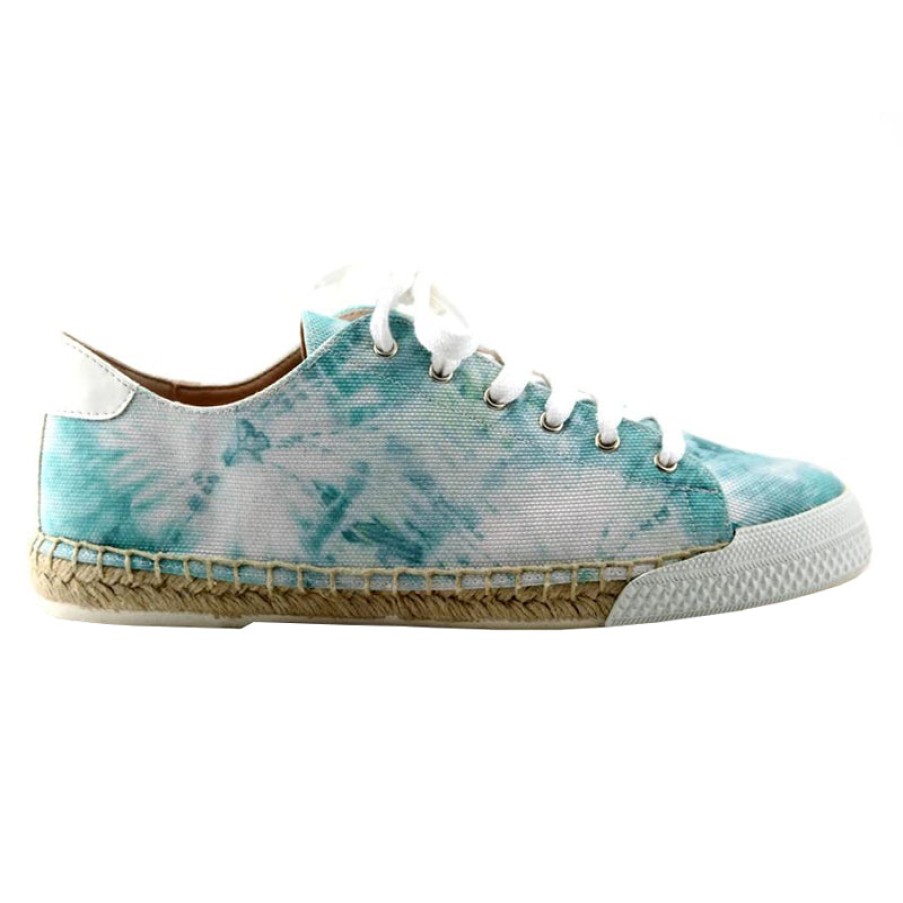 Sustainable French Sole | Amanda - Turquoise Tie-Dye