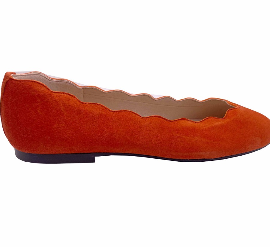 Best Sellers French Sole | Jigsaw - Orange Suede