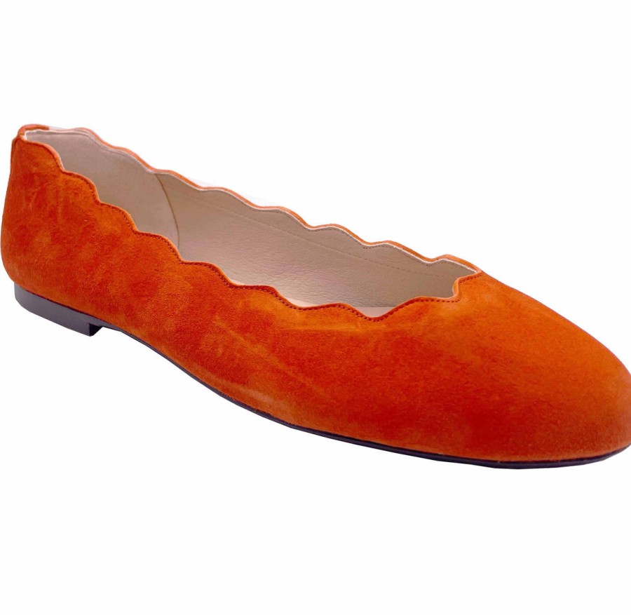 Best Sellers French Sole | Jigsaw - Orange Suede