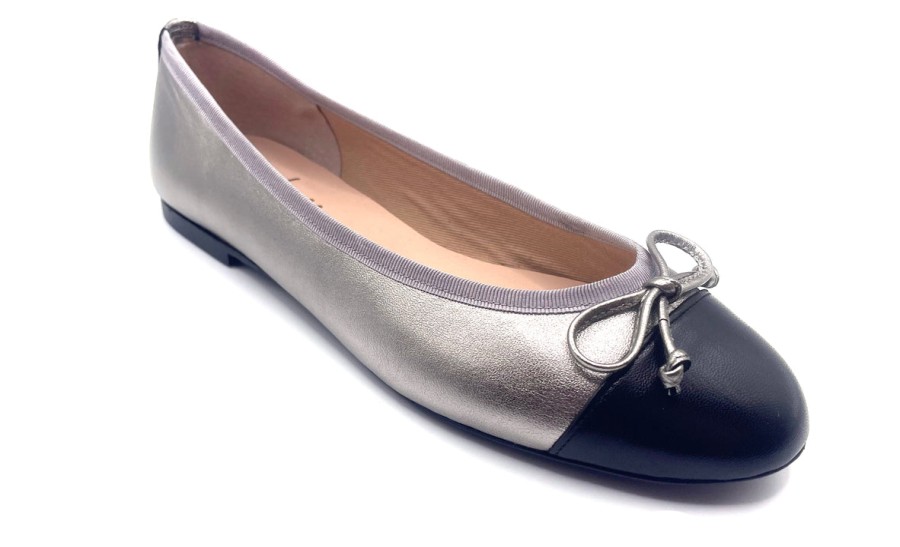 Entire Collection French Sole | Index - Pewter Black Leather