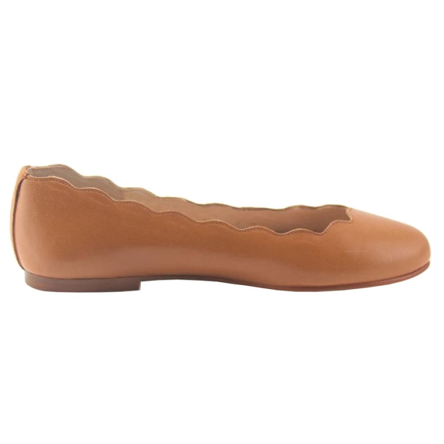 Best Sellers French Sole | Jigsaw - Cognac Leather