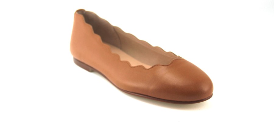 Best Sellers French Sole | Jigsaw - Cognac Leather