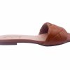 Flats French Sole | Jolene - Cognac Lather