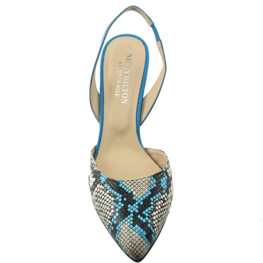 Nicky Hilton Collection French Sole | Serpent - Blue Snake