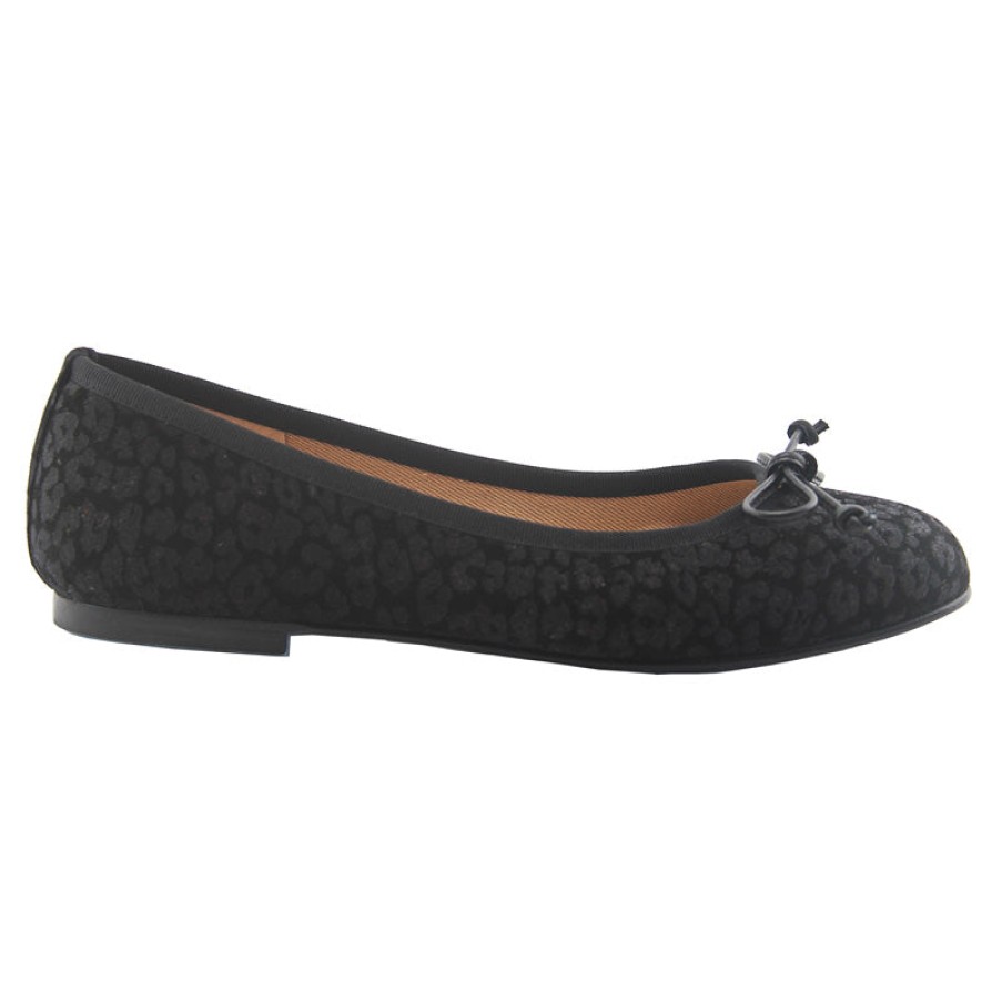 Flats French Sole | Paris - Black Cheetah