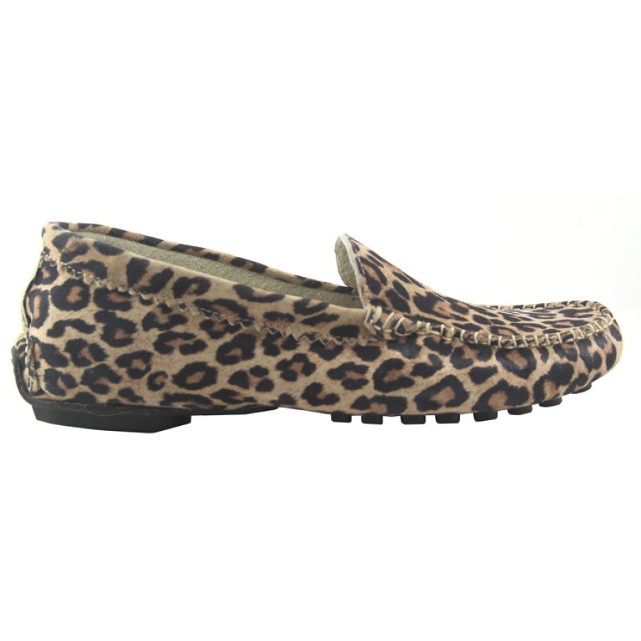 Entire Collection French Sole | Stella - Leopard Suede