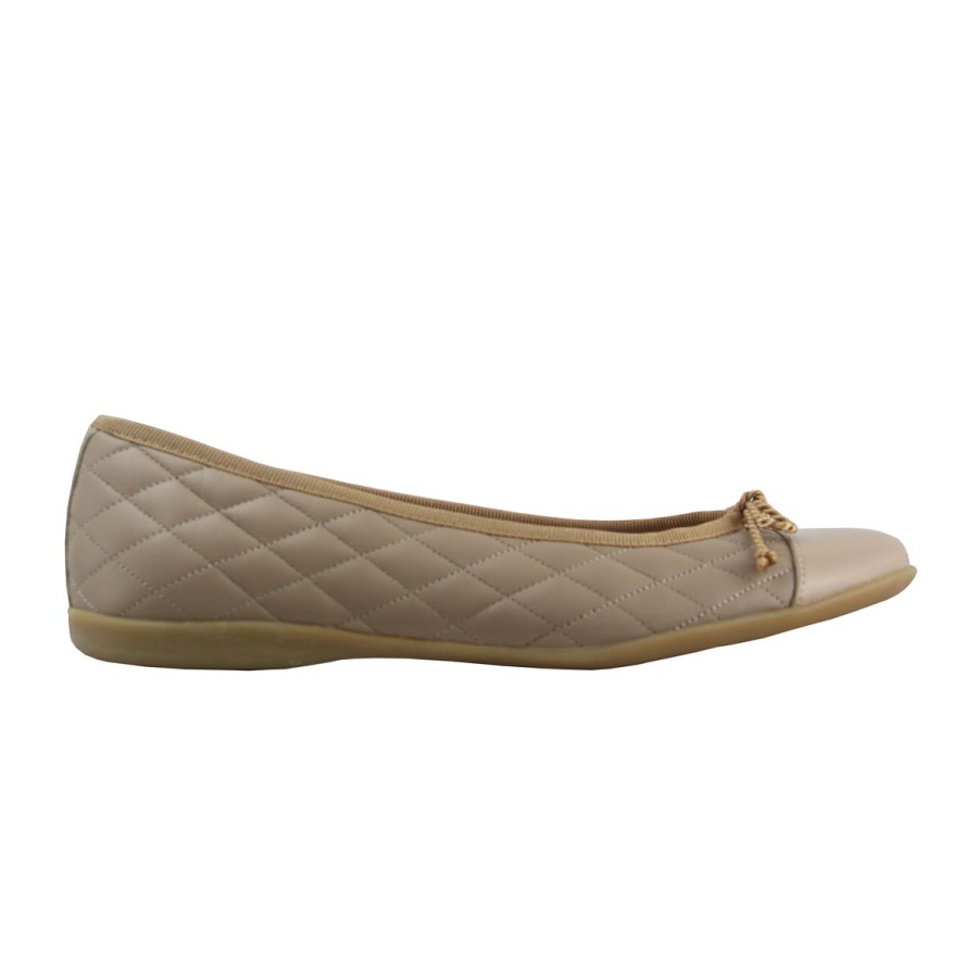 Flats French Sole | Passport Rubber Sole - Latte