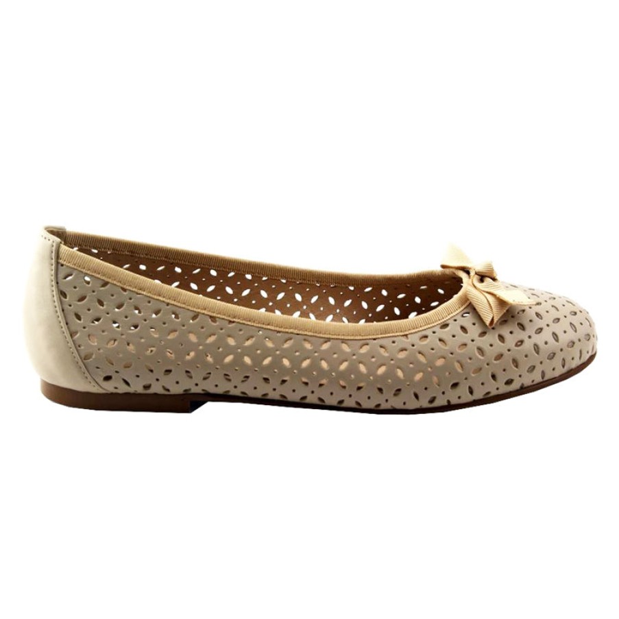 Entire Collection French Sole | Tessa - Beige Leather