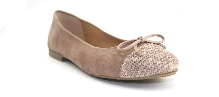 Flats French Sole | Katie - Blush Suede