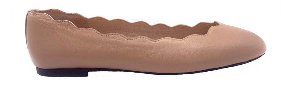 Flats French Sole | Jigsaw - Pana Cotta Leather