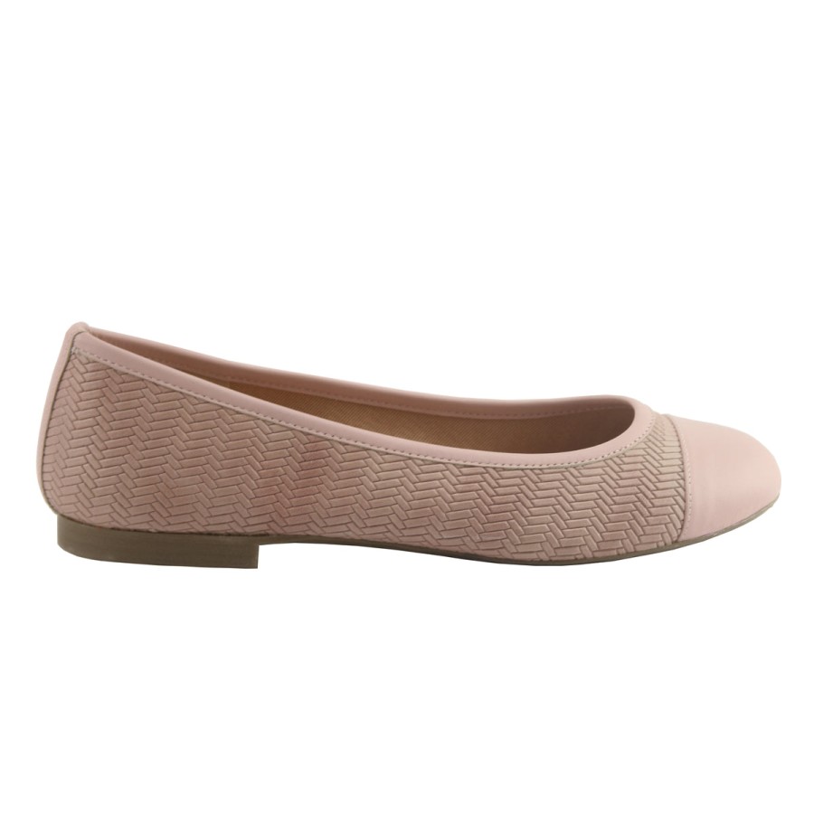 Flats French Sole | Hannah - Pink Vermont