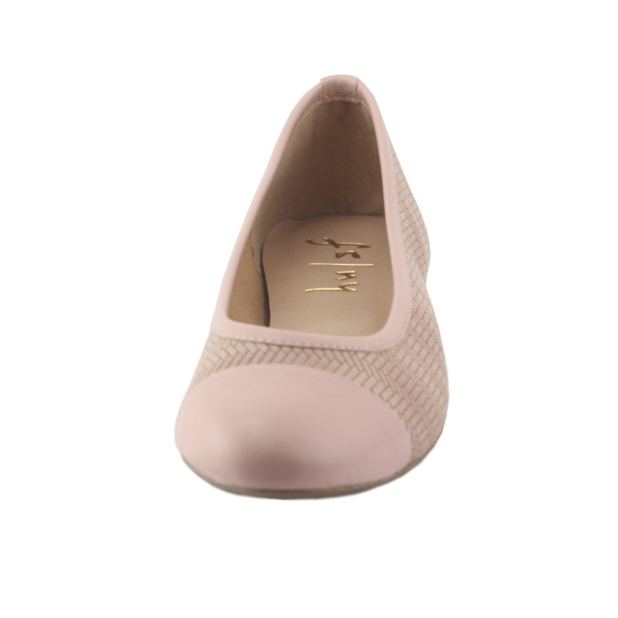 Flats French Sole | Hannah - Pink Vermont