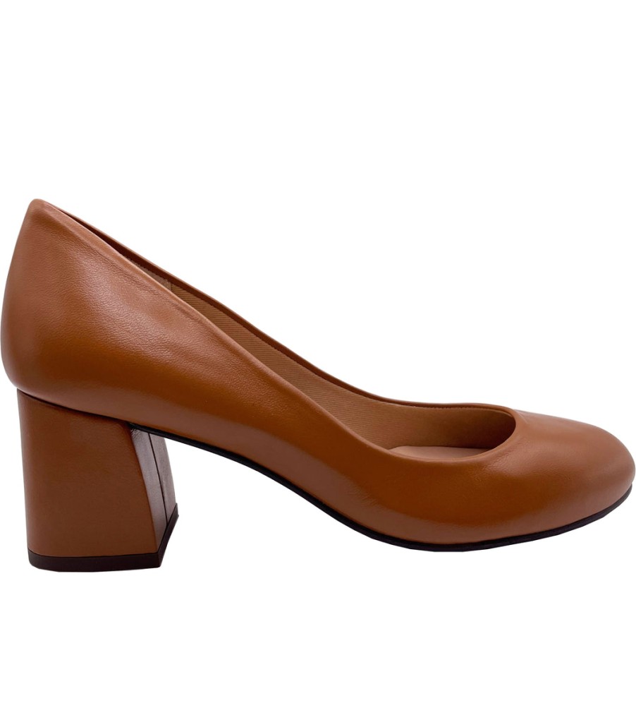 Heels French Sole | Trance - Cognac Leather