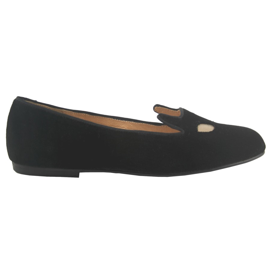 Nicky Hilton Collection French Sole | Meow - Black Velvet