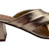 Heels French Sole | Landon - Platino Metallic