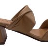 Flats French Sole | Lily - Beige Leather