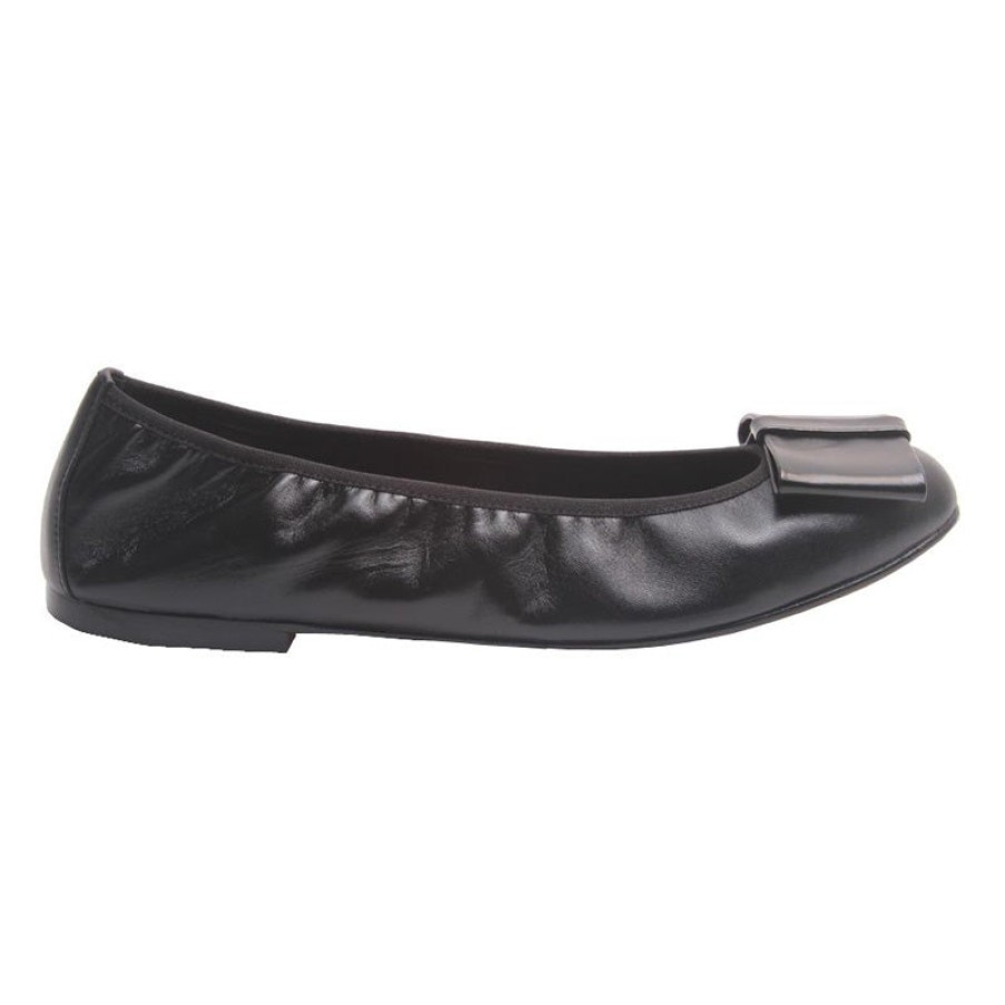 Flats French Sole | Rhythm - Black Leather