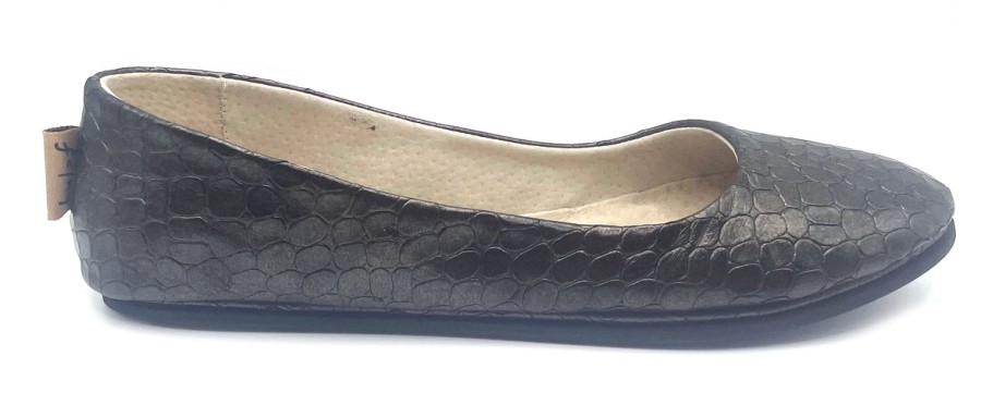 Best Sellers French Sole | Sloop - Taupe Croco Leather