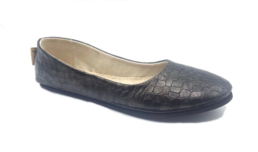 Best Sellers French Sole | Sloop - Taupe Croco Leather