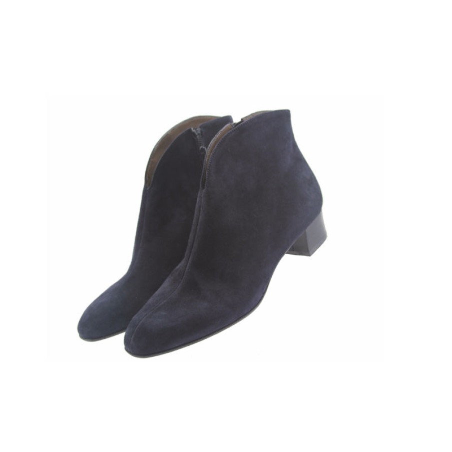 Boots French Sole | Eva - Navy Suede