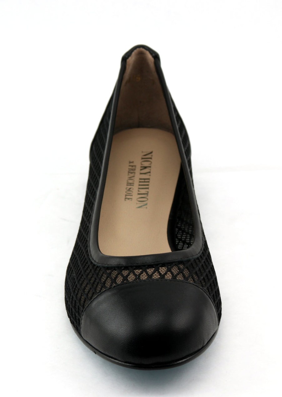 Nicky Hilton Collection French Sole | Jessica - Black Mesh