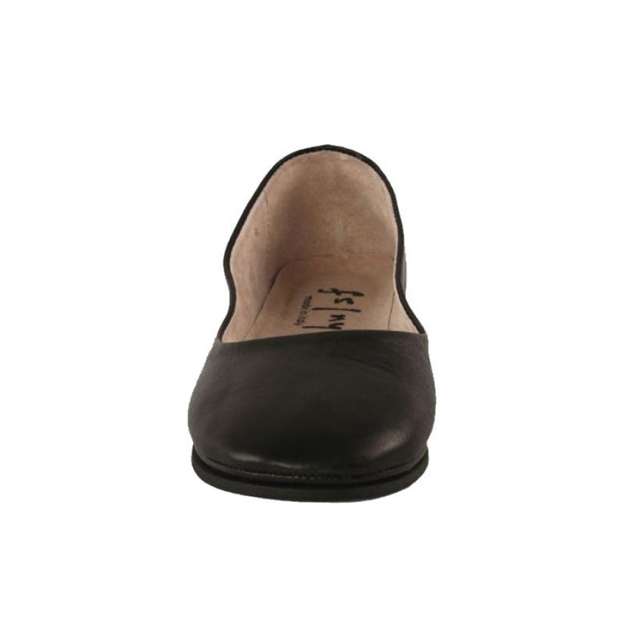 Flats French Sole | Sloop - Black Leather