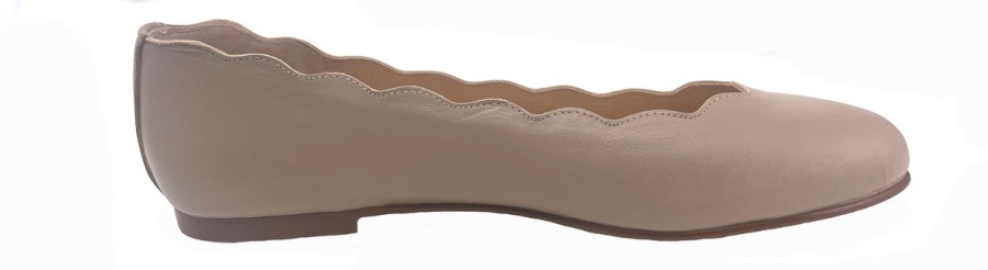 Best Sellers French Sole | Jigsaw - Taupe Leather