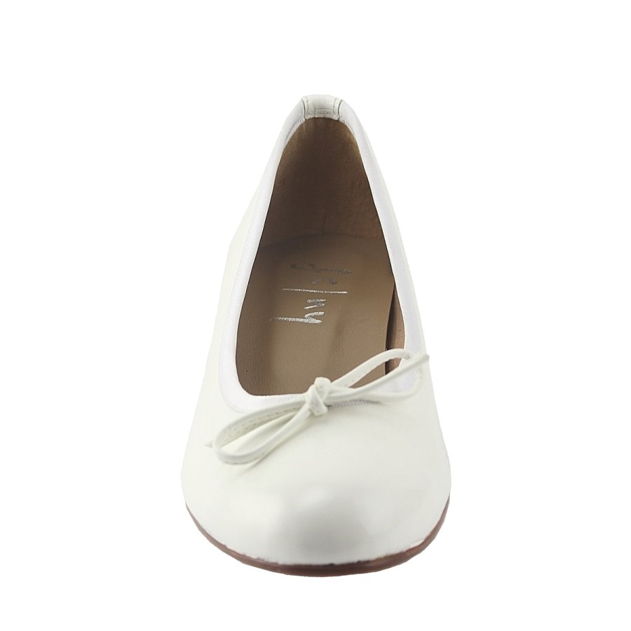 Heels French Sole | Elda - White Patent