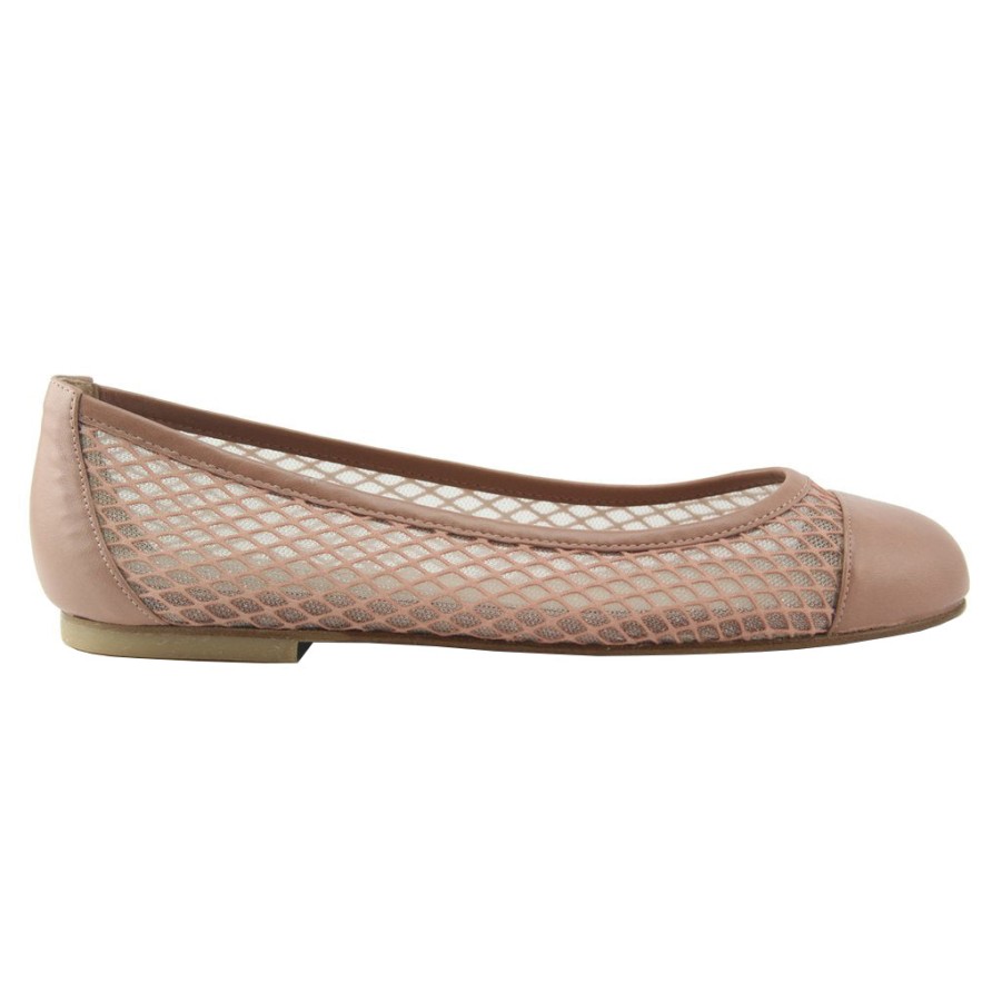 Flats French Sole | Jessica - Coral Mesh