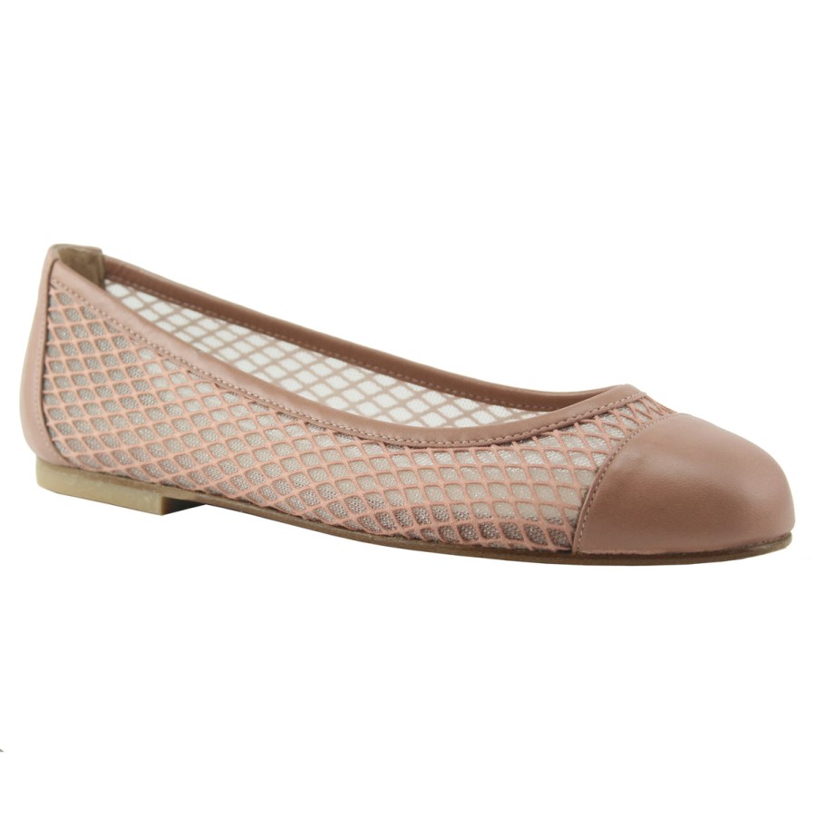 Flats French Sole | Jessica - Coral Mesh