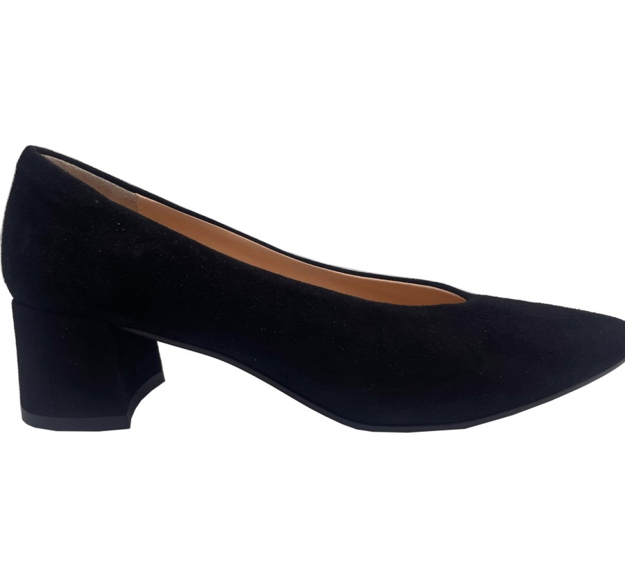 Heels French Sole | Kelly - Black Suede