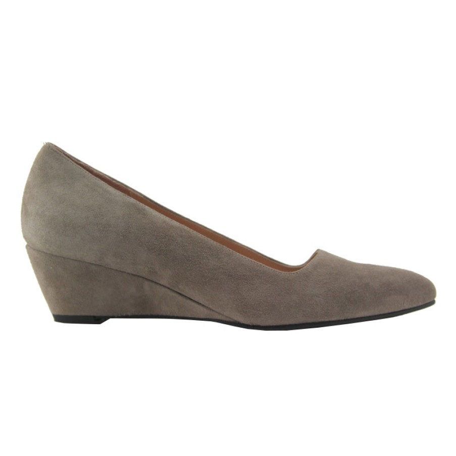 Wedges French Sole | Clap - Ash Grey Suede