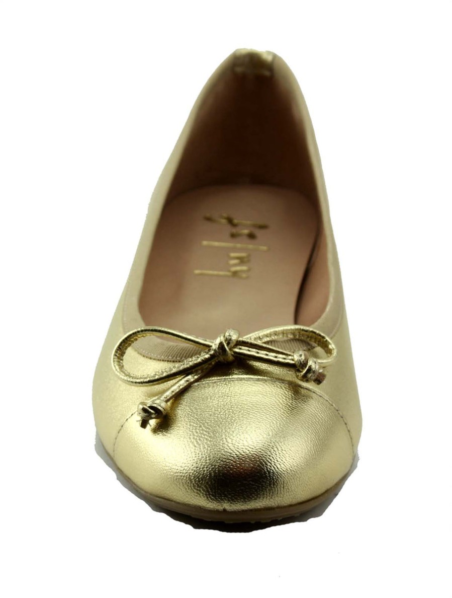 Flats French Sole | Index - Platino Metallic