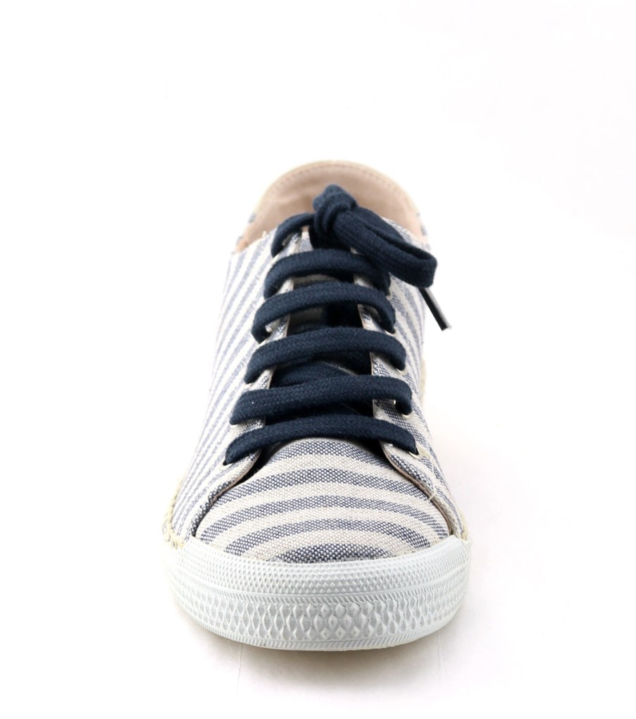 Entire Collection French Sole | Amanda - Navy Stripes