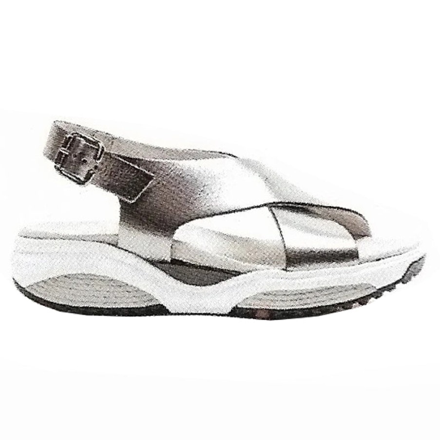 Flats French Sole | Xsensible Stretchwalker - Corfu Old Silver