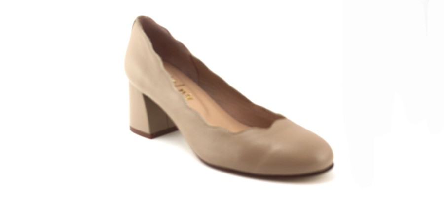 Heels French Sole | Wave - Nude Leather