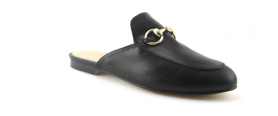 Flats French Sole | Cape - Black Napa