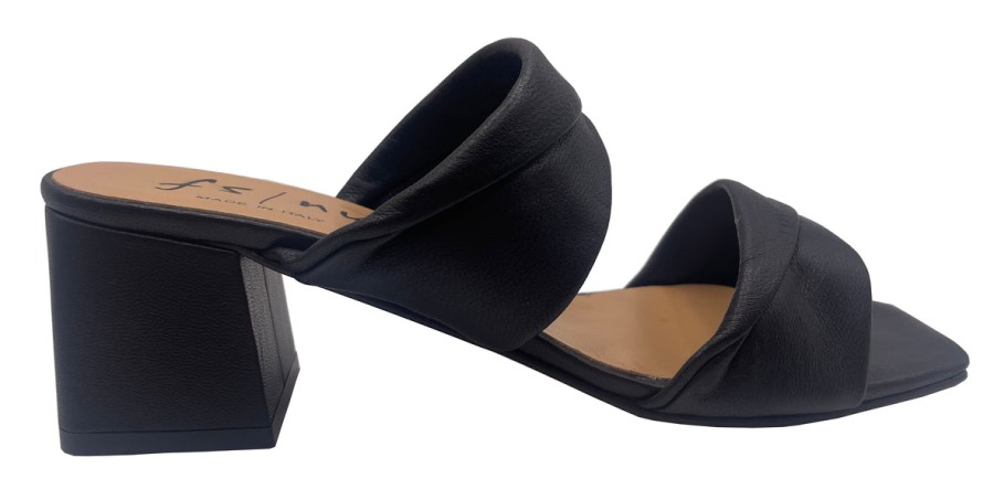 Heels French Sole | Lily - Black Leather