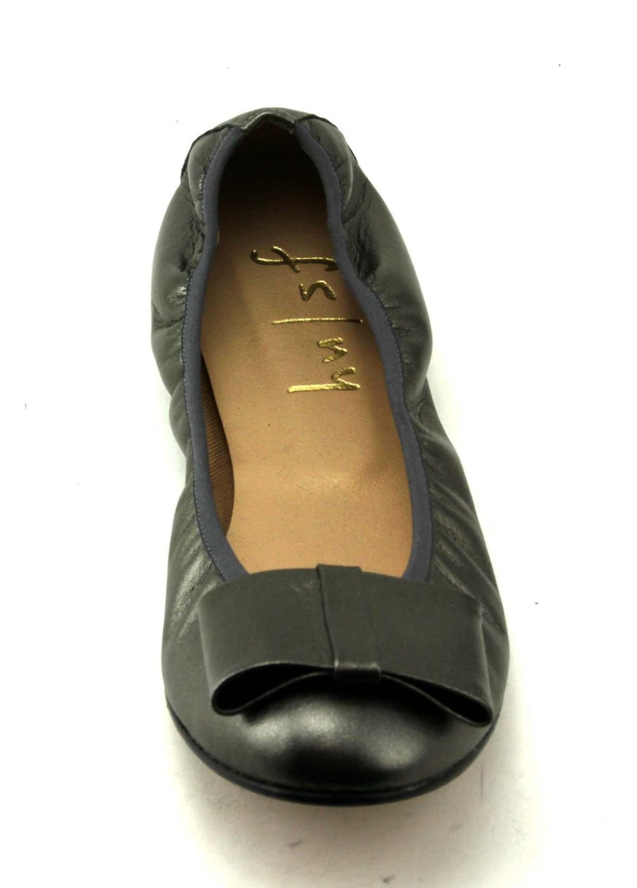 Flats French Sole | Rhythm - Pewter Metallic