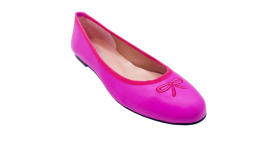 Nicky Hilton Collection French Sole | Kathy - Bright Pink Leather