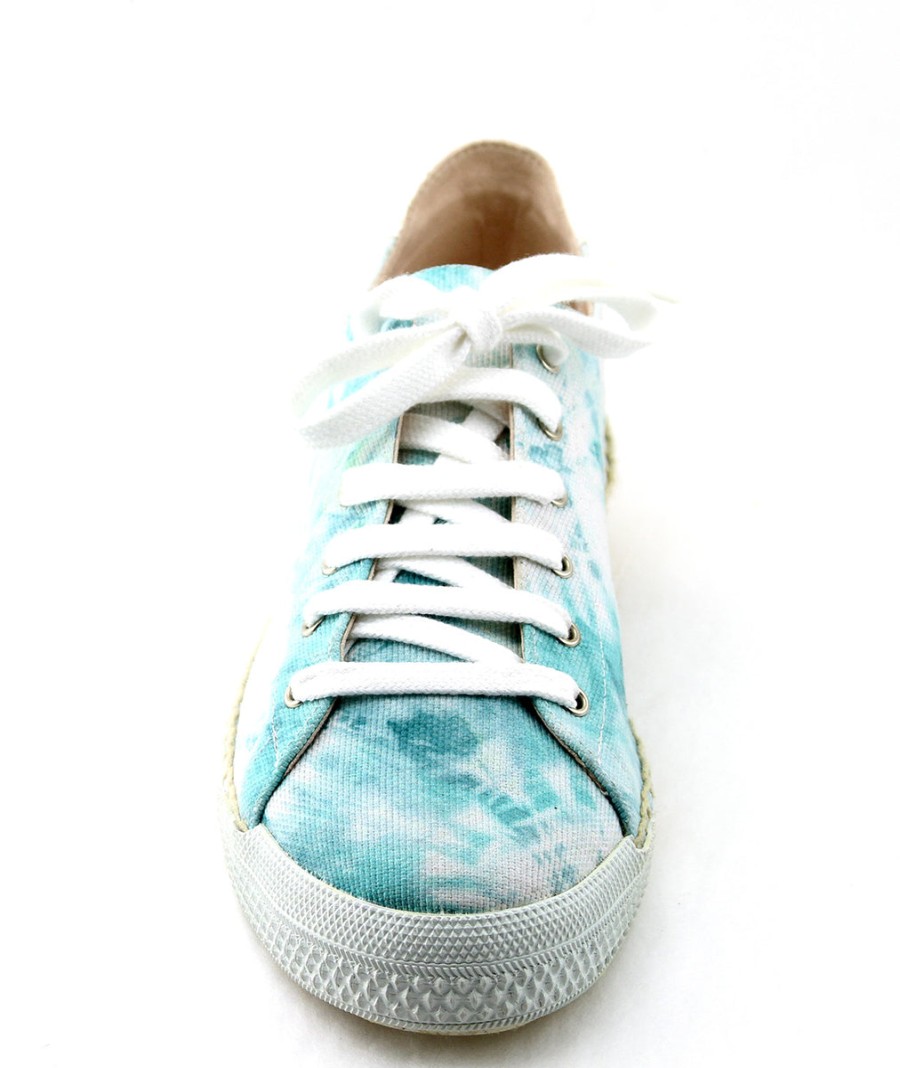 Flats French Sole | Amanda - Turquoise Tie-Dye