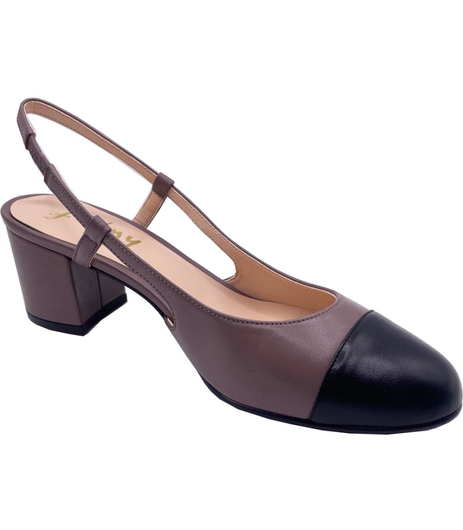 Heels French Sole | Baton - Mauve Leather