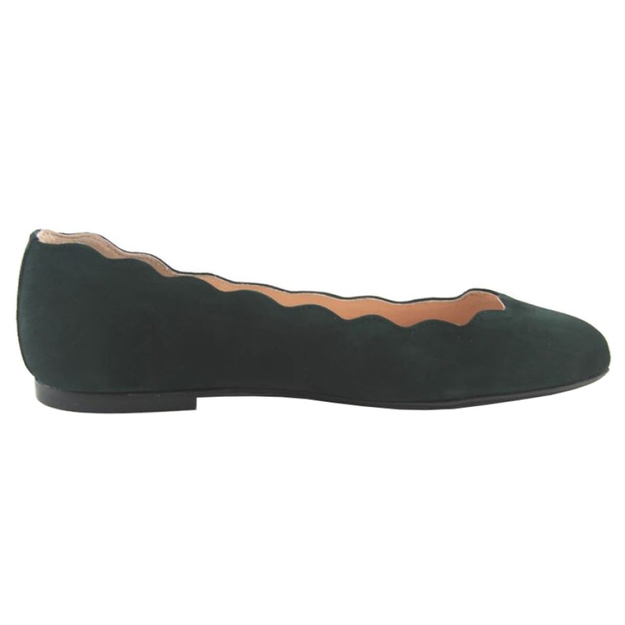 Best Sellers French Sole | Jigsaw - Hunter Green Suede